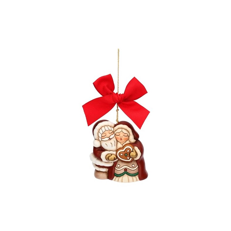 THUN - Addobbo natalizio Babbo e Mamma Natale, totem -