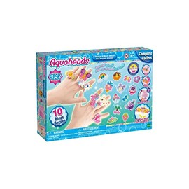 Aquabeads Design & Style Rings Complete Arts & Crafts Bead Kit for Children - Create 10 Unique Wearable Rings