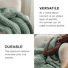 Bedsure Fluffy Sage Green King Size Blanket for Bed, Thick