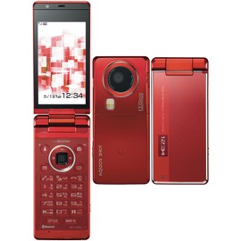 SH-06A Red Cell Phone White Rome Docomo Docomo