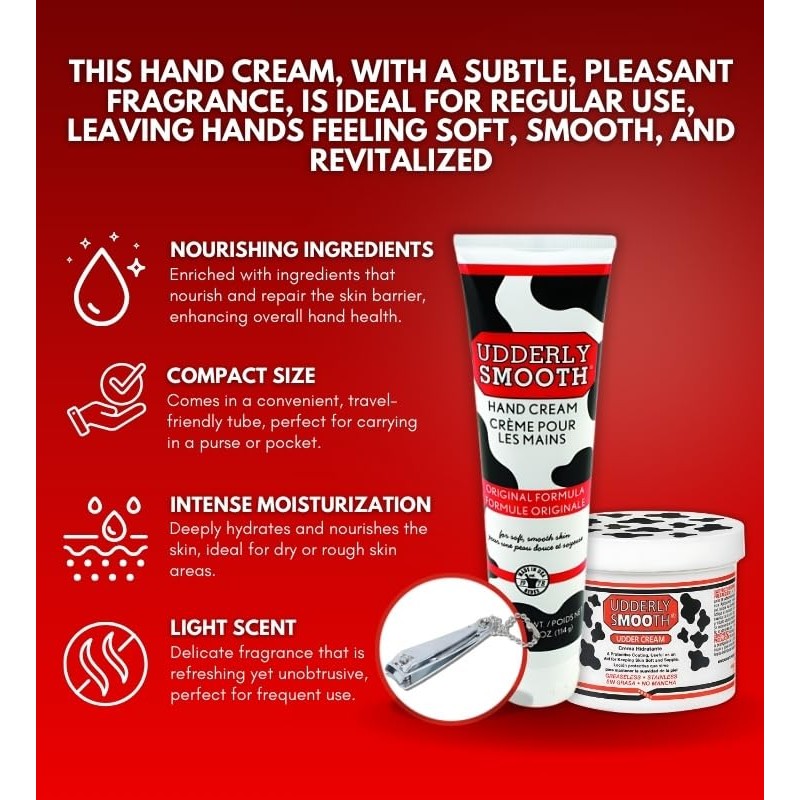 Udderly Smooth Hand Cream 4 oz + Udderly Smooth Body