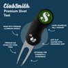 ClubSmith® Aluminum Golf Divot Repair Tool with Magnetic Ball Marker,