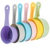 Smithcraft Measuring Cups Set 6, Colorful Plastic Measuring Cup Set,