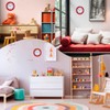 Topkey Silent Wall Clock Kitchen 9 Inch Retro Non-Ticking Decorative