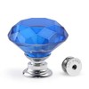 CZC HOME 10pcs 30mm Crystal Glass Door Drawer Knobs Diamond