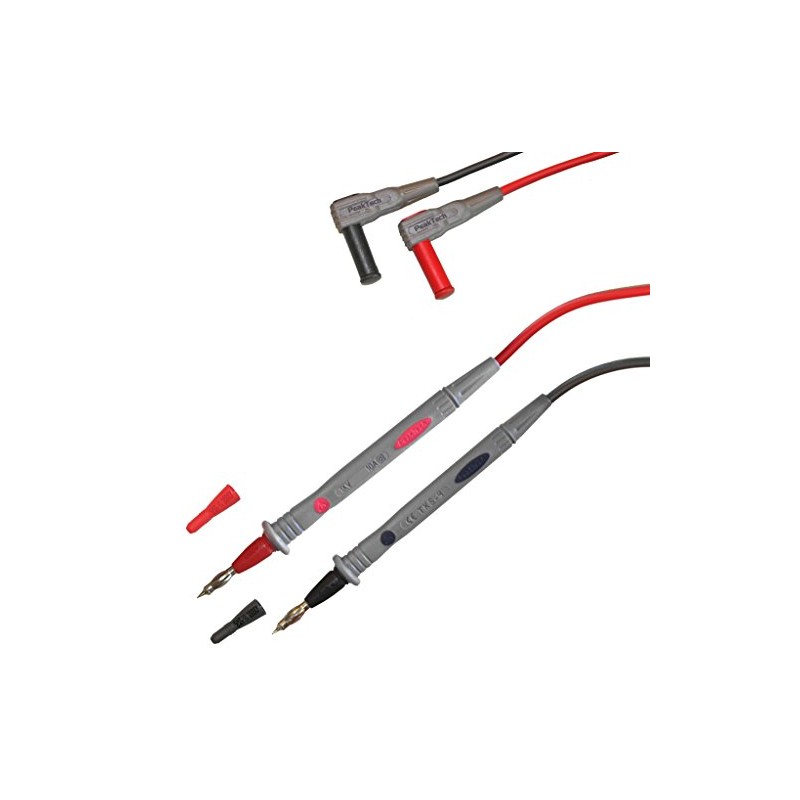 Peak Tech 1 Pair Flexible Multimeter Test Leads 120cm, Safety