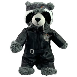 Biker Outfit for Stuffed Animals, King of The Road Teddy Bear Clothes Fits Most 14"-18" Soft Toys, Fun and Stylish Accessory Set for Your Plush Freinds