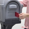 Simplay3 Dig-Free Easy Up Classic Mailbox (Steel Gray/Charcoal)