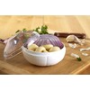 IMUSA USA IMU-71206 Onion & Garlic Saver/Container with Clear Cover,