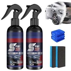 2PC Multi-Functional Coating Renewal Agent,3 in 1 Ceramic Coating for Cars, Spray Coating Agent Car Plastic Refurbish Long-Lasting Protection Quick Drying Formula for Cars Boats