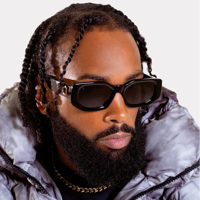 JAMES ORO Black Amour for Men/Women with Polarized Lenses