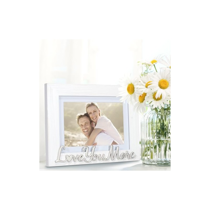 Malden International Designs 4x6 or 5x7 Love You More Distressed