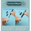kiimiipa Fountain Pen, Retractable Fountain Pen, Primary School, Refillable Ink