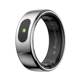 LED Touch Smart Ring for Women Men- Fitness Tracker with Heart Rate, Blood Oxygen, Sleep Tracker, Step Counter, 5ATM Waterproof, Touch Control Music/Video, No Subscription Fee for iOS/Android
