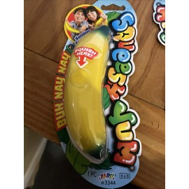 Ja-ru Squeesh Yum Buh Nay Nay Yellow Banana Stretchy Squishy Kids Toy