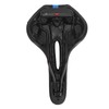 Road Bike Saddle Black Hollow Ergonomic Soft Silicone Sponge Tail