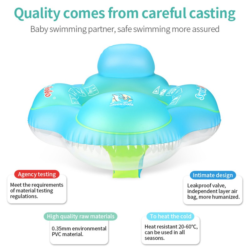 Swimbobo Cute Baby Pool Float Inflatable Baby Swim Float Baby