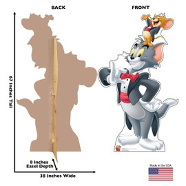 Cardboard People Tom and Jerry Life Size Cardboard Cutout Standup - Tom & Jerry