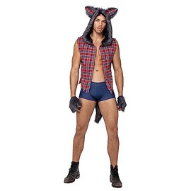 Roma Costume Men's 3-Piece Full Moon Werewolf - X-Large