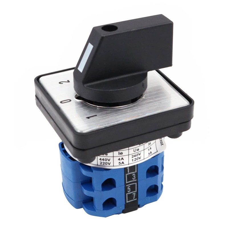 WANGCL Universal Toggle Switch Rotary Switch 3 Position 8 Terminals