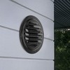 Antrader 5 inch 304 Stainless Steel Air Vents,Louvered Grille Cover,Vent