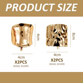 4 Pieces Of Metal Hair Accessories, Simple And Fashionable Hair Accessories, Geometric Design Hair Accessories, Women'S Hair Accessories, Hairstyle Decoration Accessories.