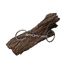 Esposita Water Snaffle Double Broken Stainless Steel Rings 9.5 cm