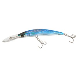 Yo-Zuri Crystal 3D Minnow Deep Diver Lure, Blue Tiger, 5-1/4-Inch