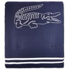 Lacoste Big Croc 3-Pc. 100% Percale Cotton Comforter Set, Navy,