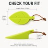 Door Stopper Wedges, 3 Pack, Leaf-Shaped Silicone Door Stops with