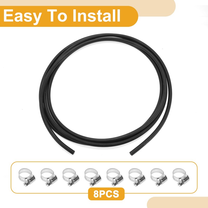 X AUTOHAUX 3/16" Fuel Line Kit 15.09ft Vacuum Hose Automotive