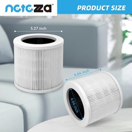 Netezza A1 Filters Fit for Vewior Air Purifier Filter Replacement A1 A1W, Compatible with Vewior HQSC-50, HQKJ-80, Ameifu AP01W, Koios HQKJ-50 Air Purifier, 2 Pack