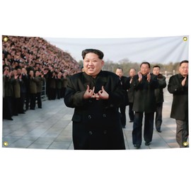 Kim Jong Un 3X5FT Funny Flag,Suitable For Room Decoration.