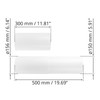 HVAC OV 6" Inch Adjustable Round Plastic Duct - Exhaust