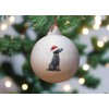 Image Industry Flat Coated Retriever Ceramic Bauble - Tree Decoration