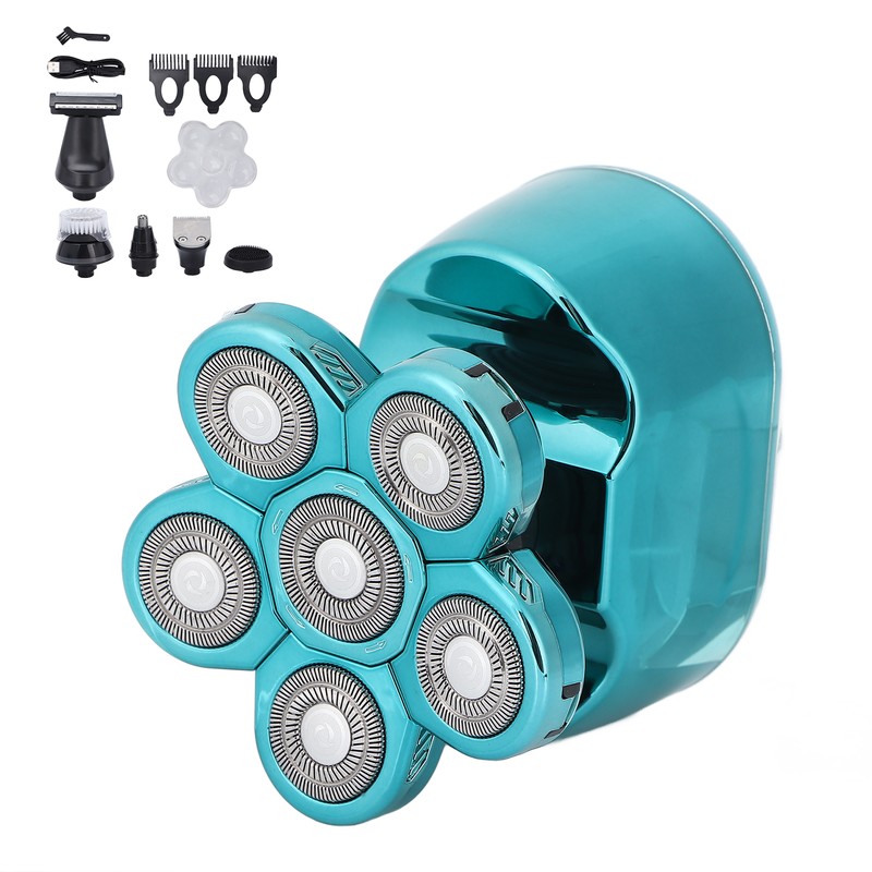 Electric Razor Set USB Rechargeable Waterproof Multifunctional 6 in 1