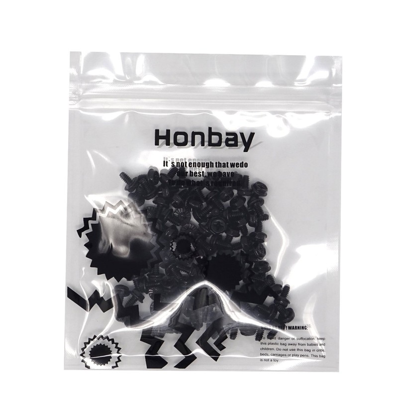 Honbay 100PCS 6#-32x6 Hex Phillips Head Replacement PC Computer Case