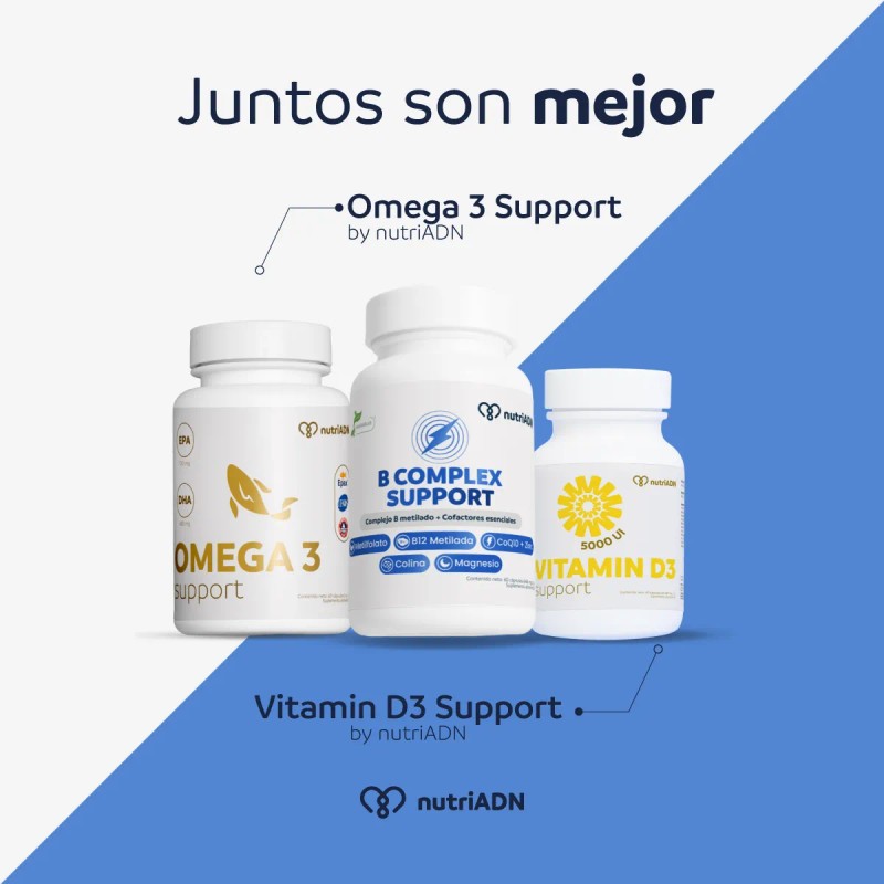 B Complex Support Metilado Con Coq10 100 Mg Colina 400
