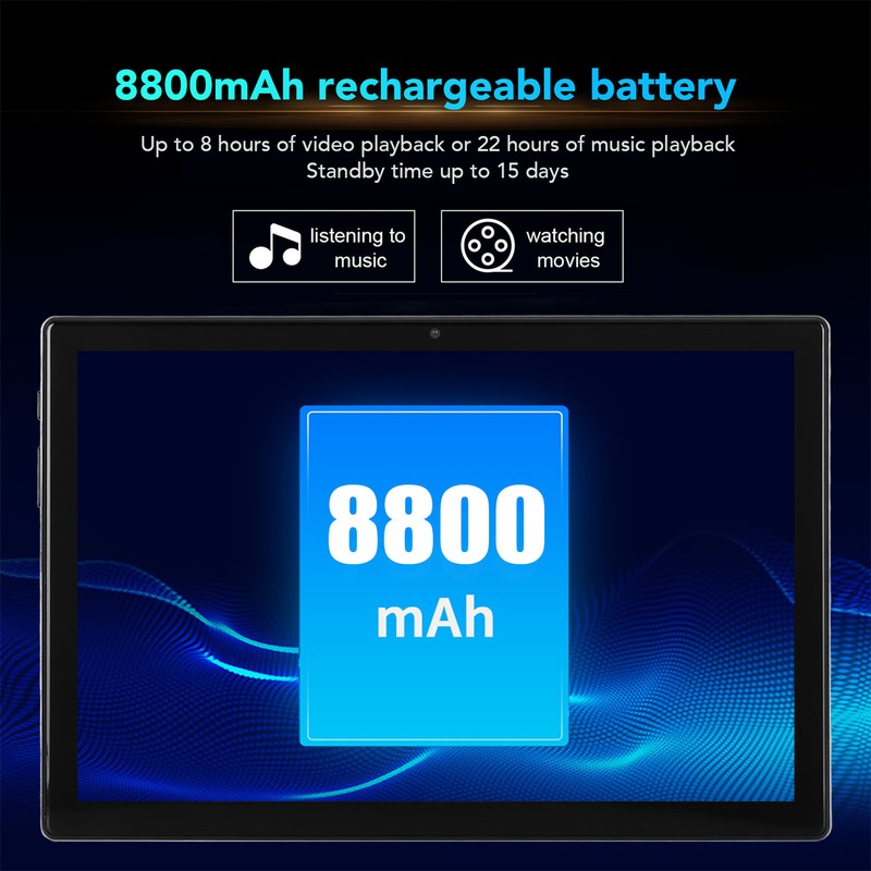 10.1 Inch Tablet for Android 11 8 Core CPU 6GB