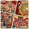 STRUCWOOD DIY 3D Wooden Puzzle Ferris Wheel,DIY Dollhouse Kit Circus