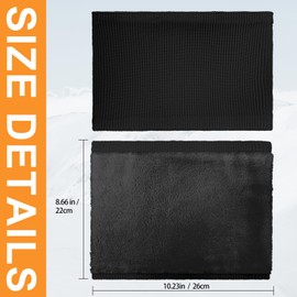 Beurlike Winter Neck Warmer Gaiters for Men Women Windproof Thermal Fleece Ski Face Mask Cover Neck Scarf for Cold Weather(Black)