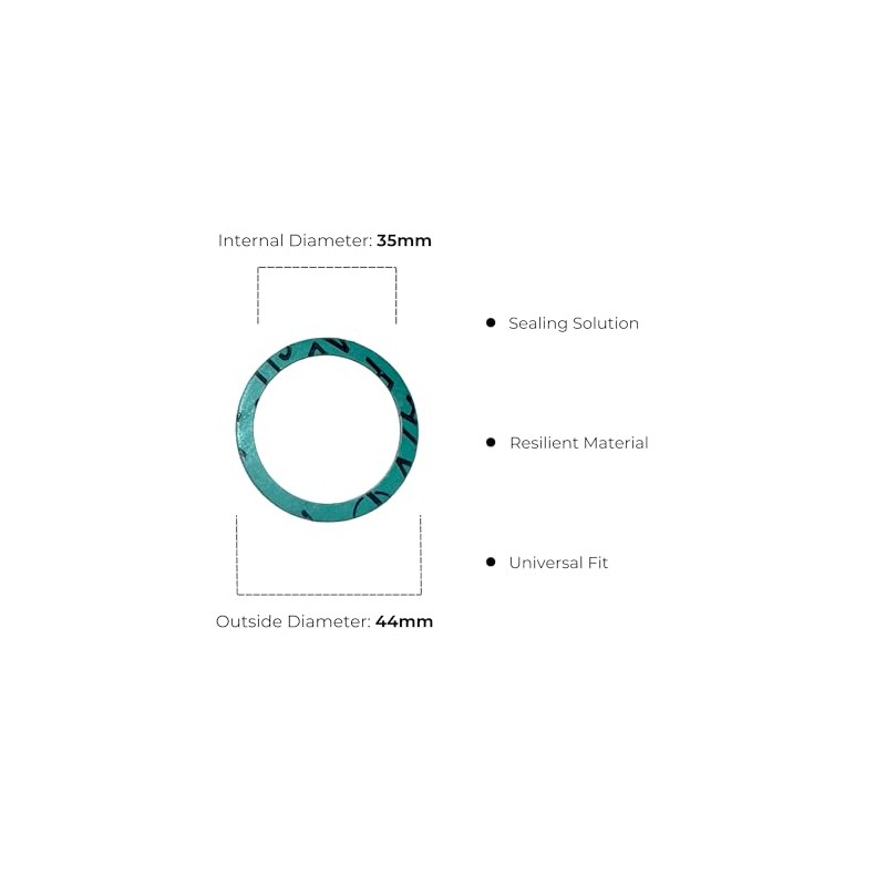 SEKORO High Temperature Fibre Washer 1 1/2"" - Pack of