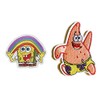 Cartoon Characters Embroidered Iron on Patch Set of 2 L8