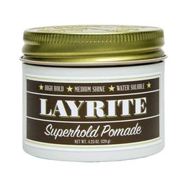 LAYRITE Super Hold Pomade, Water-Based Pomade, 4.25 OZ (Approx. 4.2 oz (120 g)