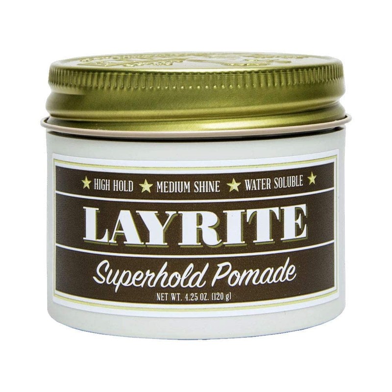 LAYRITE Super Hold Pomade, Water-Based Pomade, 4.25 OZ (Approx. 4.2
