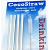 4 Stainless Steel Drinking Straws fits Yeti Tumbler Rambler Cups