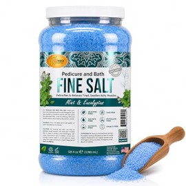 Spa Redi Pedi Bath Fine Salt, Mint & Eucalyptus, 1 Gallon