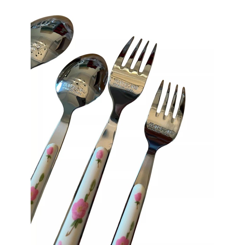 Franciscan Desert Rose New Franciscan Desert Rose Flatware. 5-piece Place