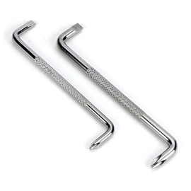 Performance Tool W30980 Non-Slip Screwdriver Set - Heat-Treated Carbon Steel, Corrosion-Resistant, Knurled Handles, 2-Piece (Phillips and Slotted)