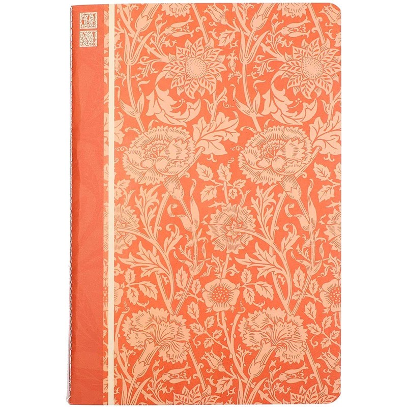 William Morris Soft Cover Travel Journal Notebooks (A5 Size, 6